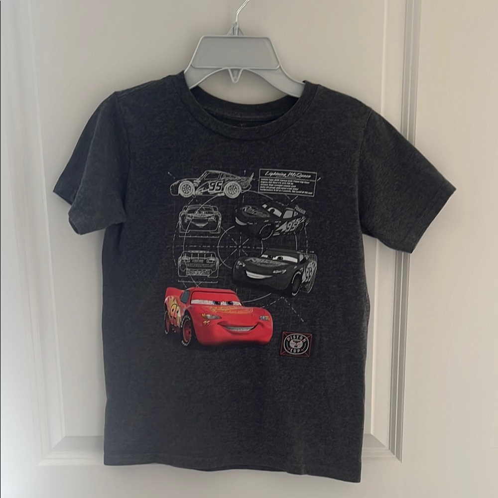 Disney Cars Kids T-Shirt - Gray and Red